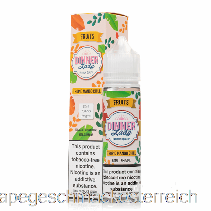 Tropical Mango Chill – Vape Dinner Lady – 60 Ml, 6 Mg Vape-Geschmack